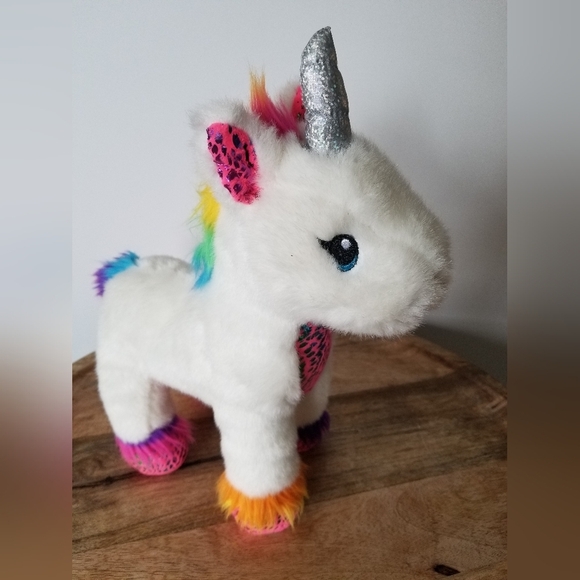 Build a Bear Rainbow Unicorn Stuffed Animal - Picture 1 of 5